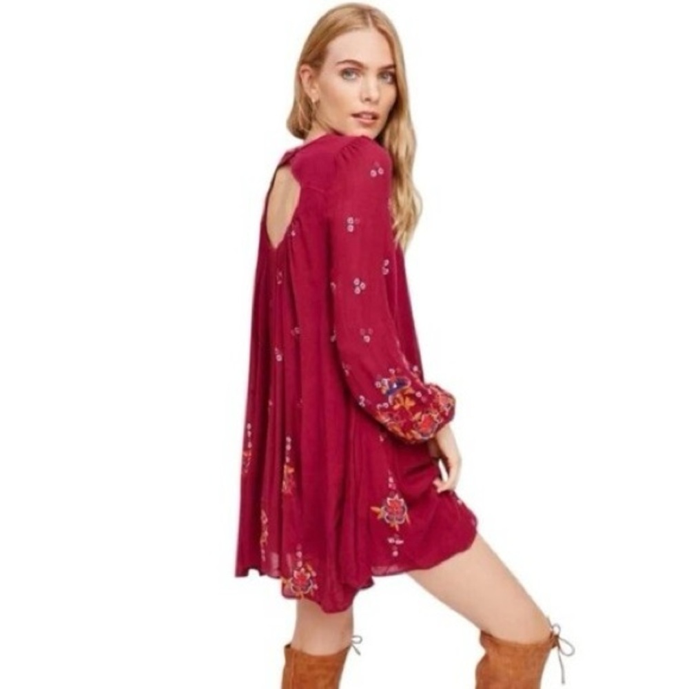 FREE PEOPLE Oxford Boho Dress SZ XS
